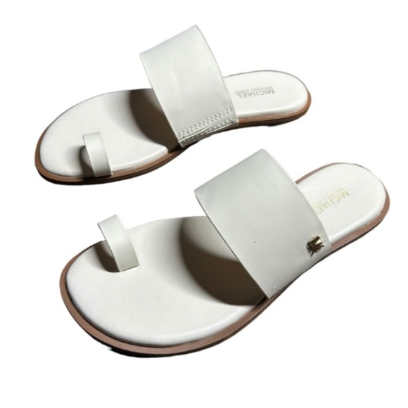 Michael Kors August Slide Flat Toe Ring Sandals - Picture 2 of 10